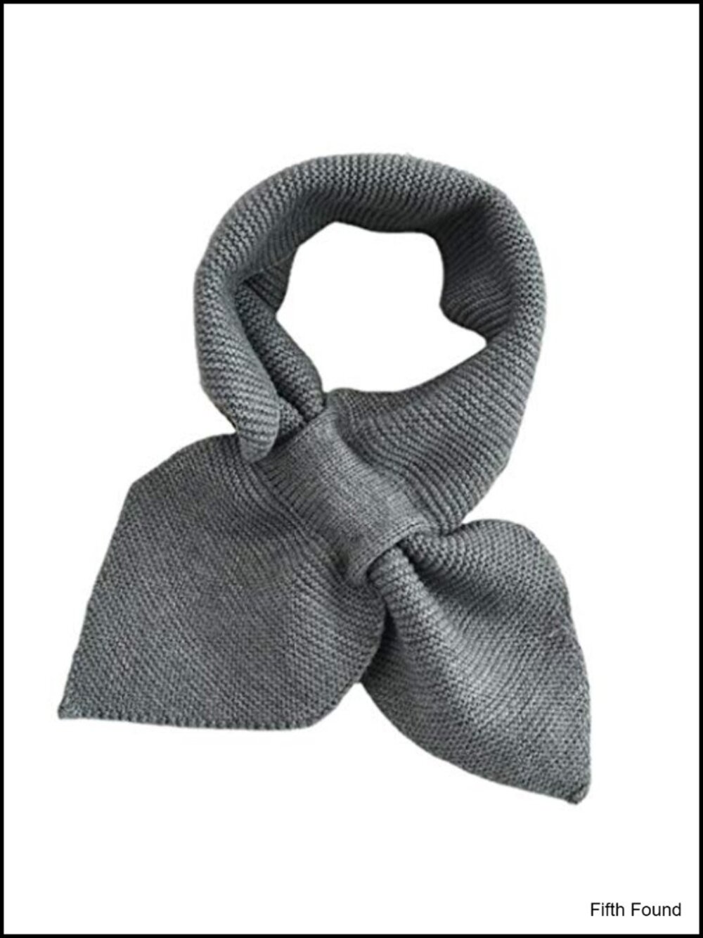 Women Knitted Loop Scarf Winter Thicken Warm Bowknot Neckerchief
